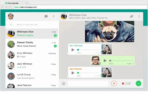 WhatsApp Business versione Web