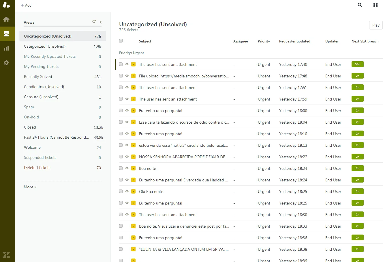 Zendesk Ticketing System