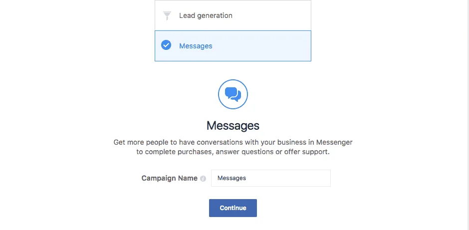 How to Create Facebook Messenger Ads