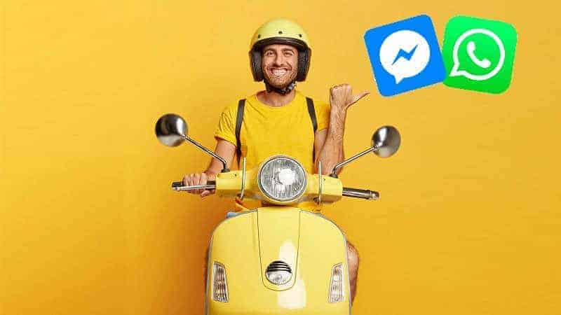 Come utilizzare WhatsApp e Messenger per il delivery