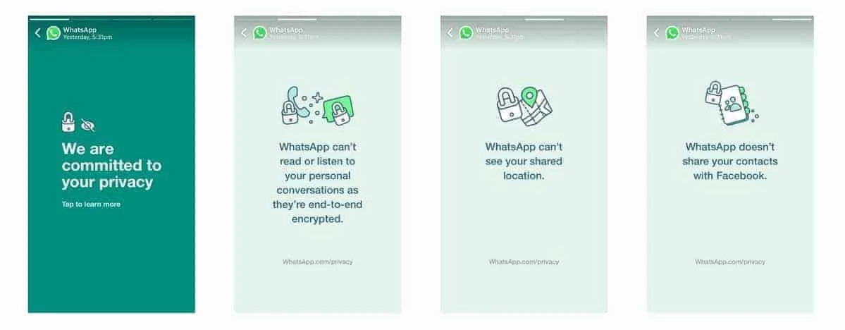 WhatsApp’s new terms of use