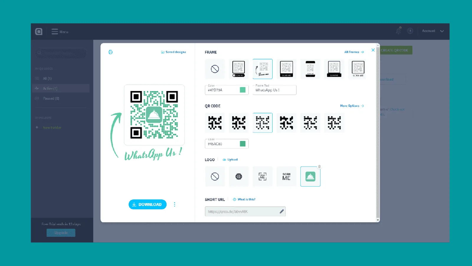 Utilizar el código QR de WhatsApp presente en vuestro perfil empresarial