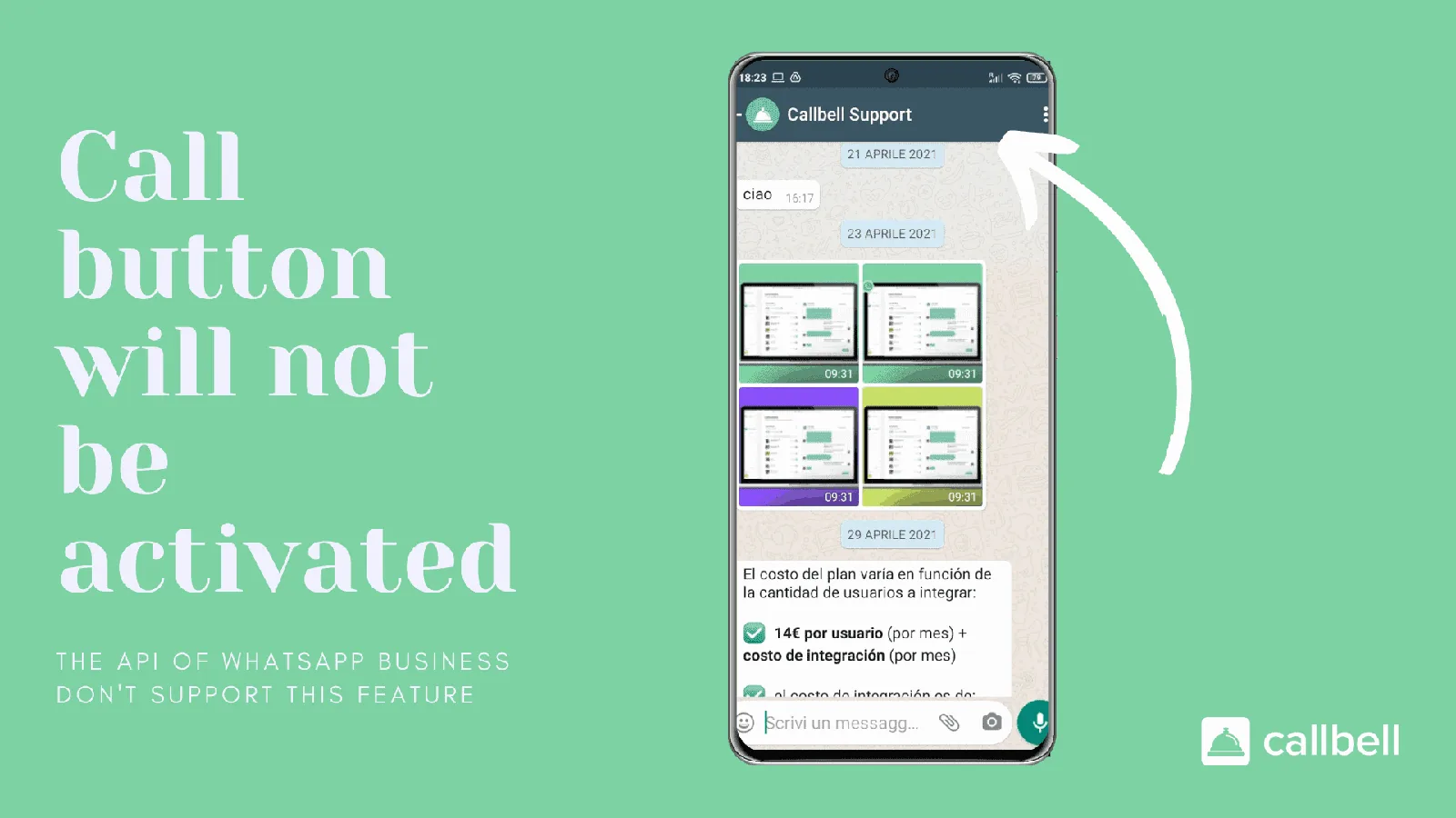 Reduce inbound call volumes with WhatsApp
