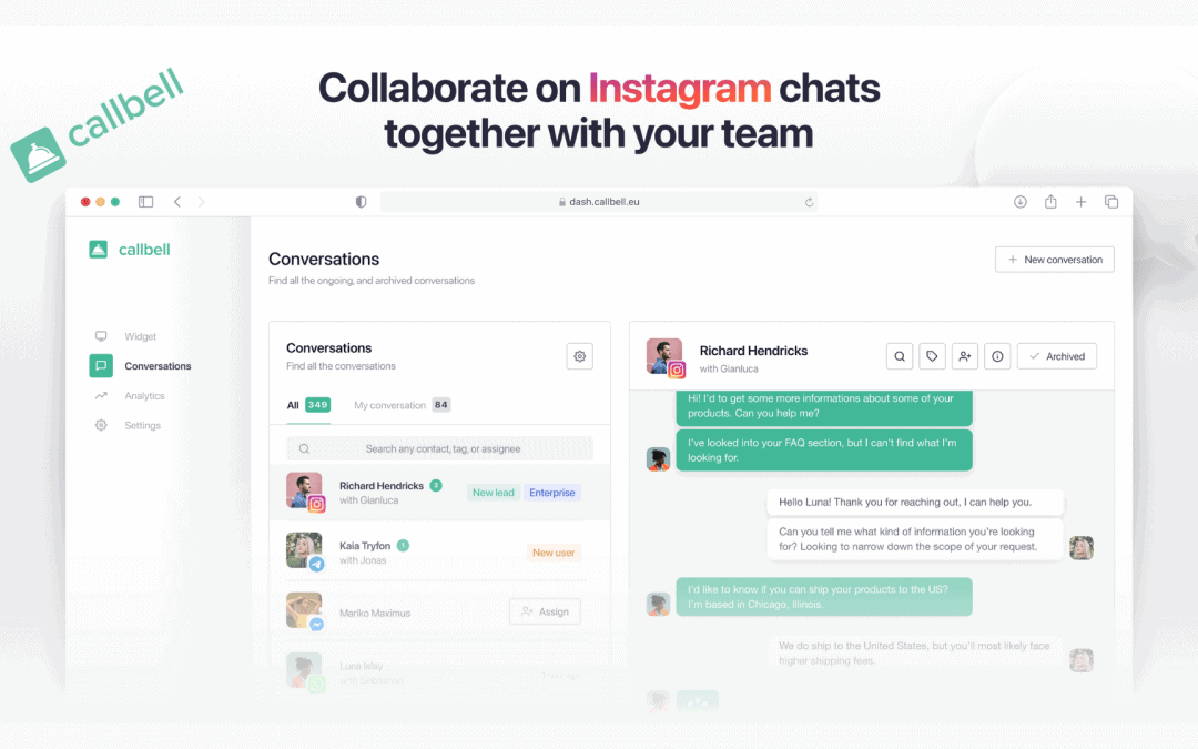 CRM para Instagram Direct