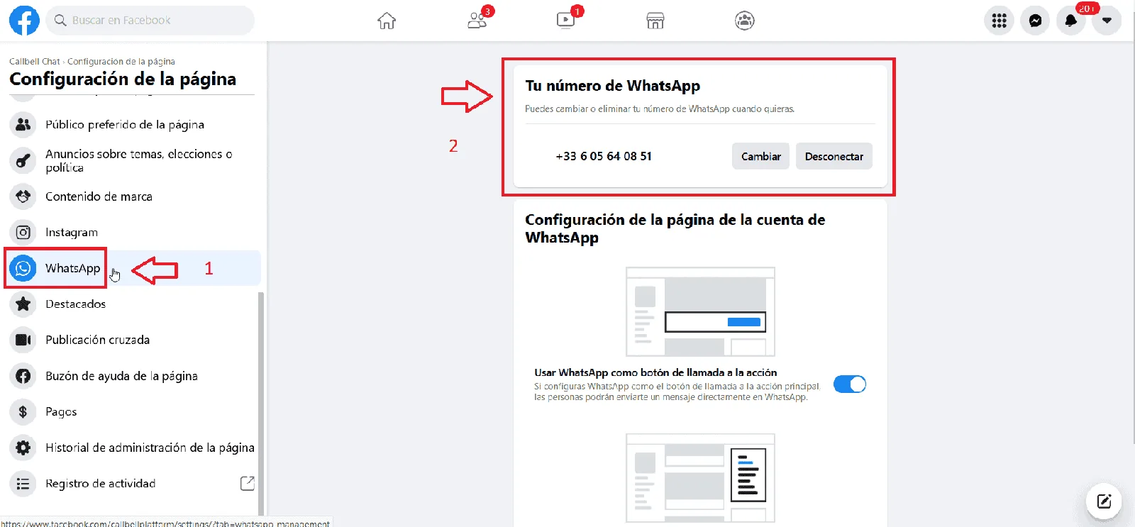 How to add the WhatsApp button to a Facebook's post?