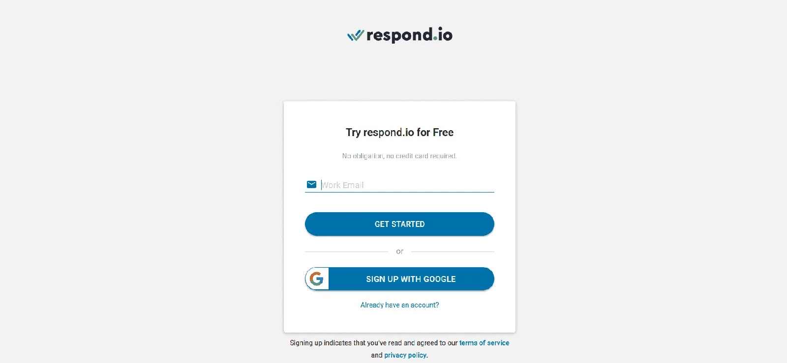 How to register on Respond.io