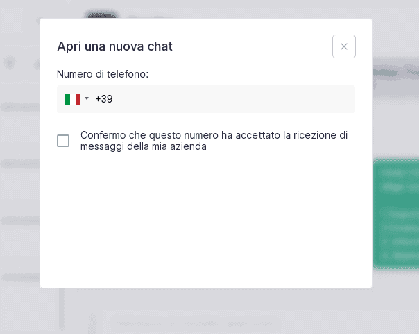 Chat WhatsApp senza avere il numero salvato