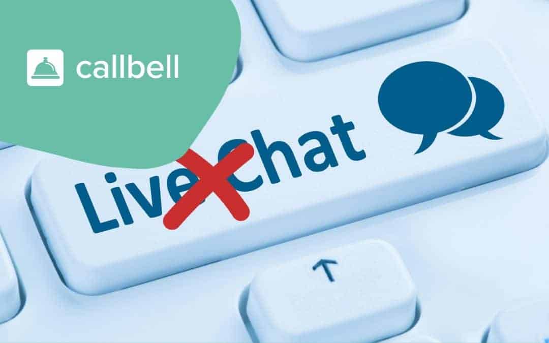 Differenza tra una live chat e le app di messaggistica