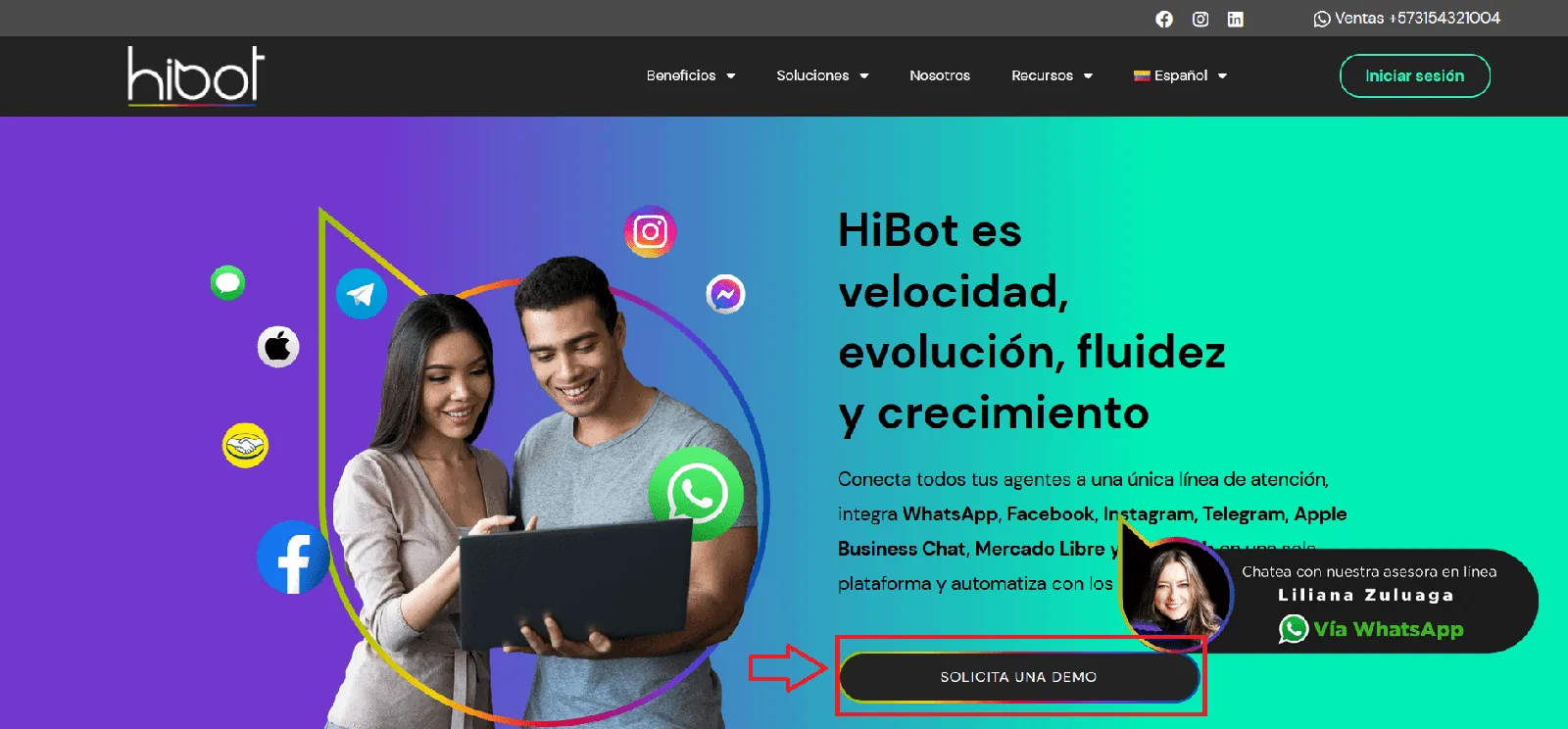 How does Hibot chat work?