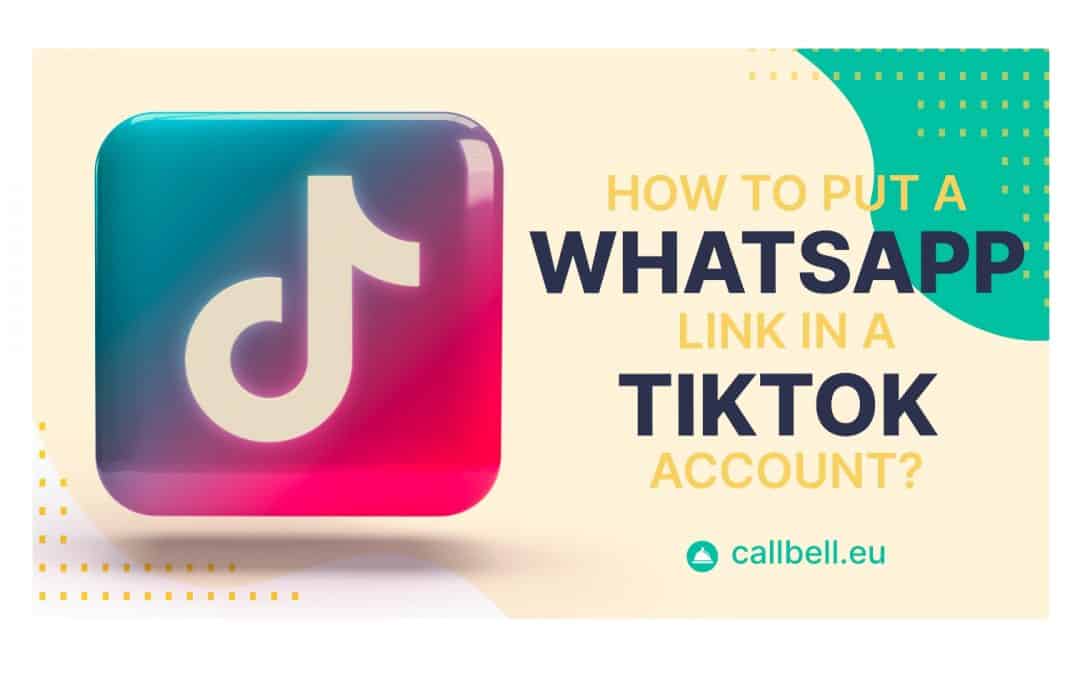 Come inserire il link di WhatsApp nell’account di TikTok?