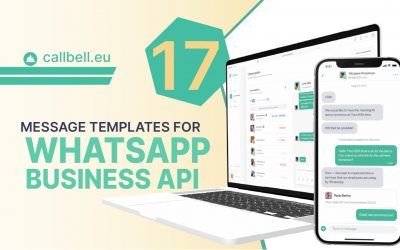 17 message templates for WhatsApp Business API