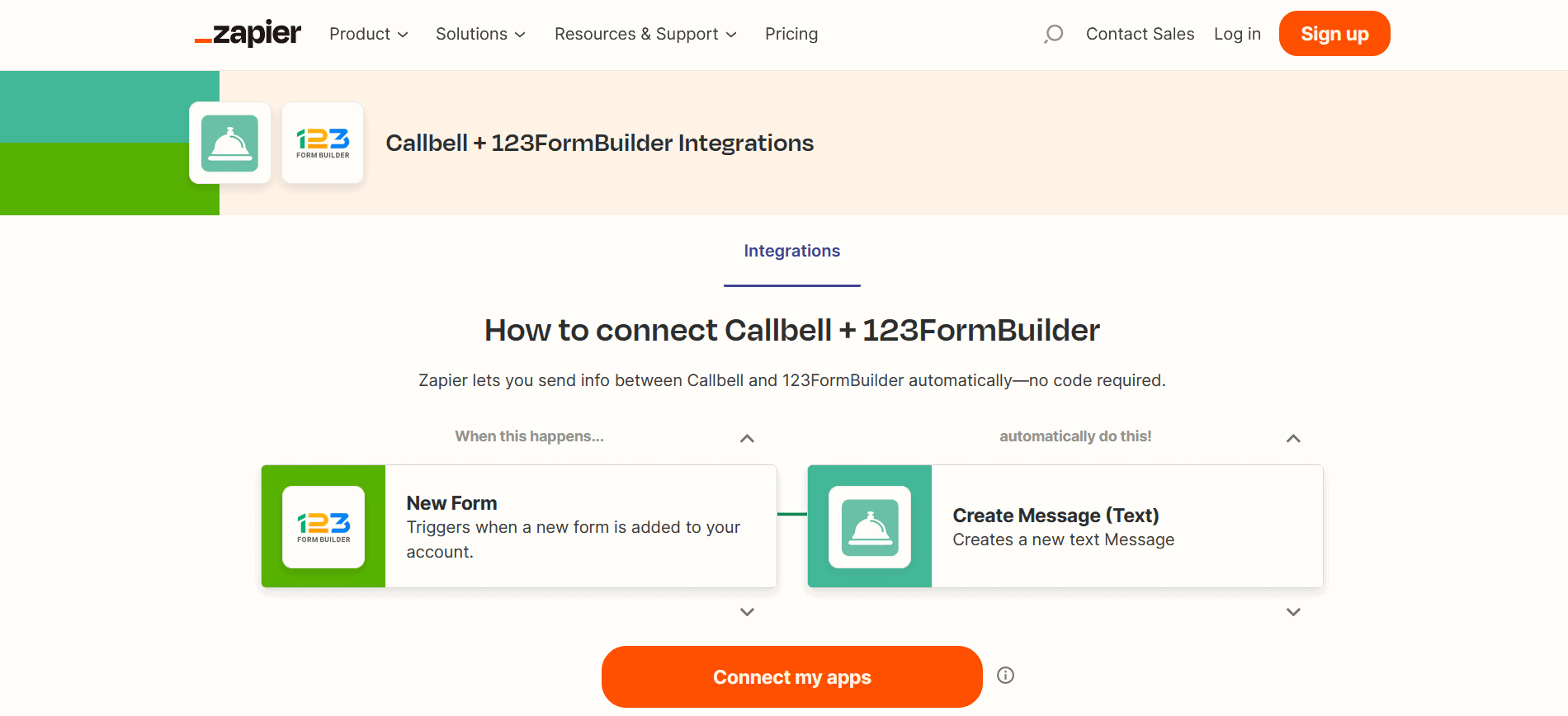 Connect WhatsApp to 123 Form Builder