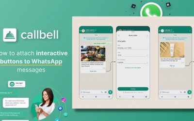 How to attach interactive buttons on WhatsApp messages? How to attach interactive buttons on WhatsApp messages?