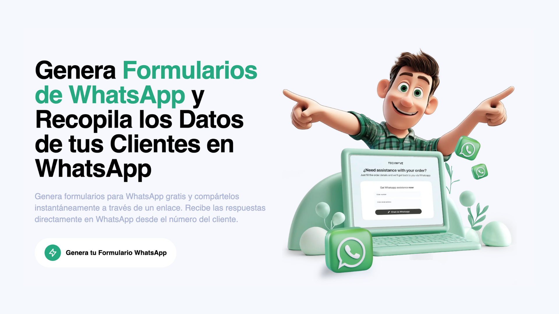 Genera el formulario de WhatsApp