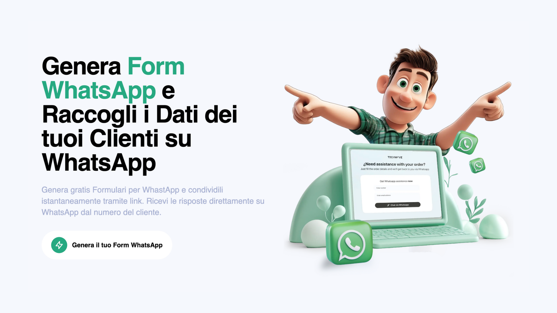 Genera il modulo WhatsApp