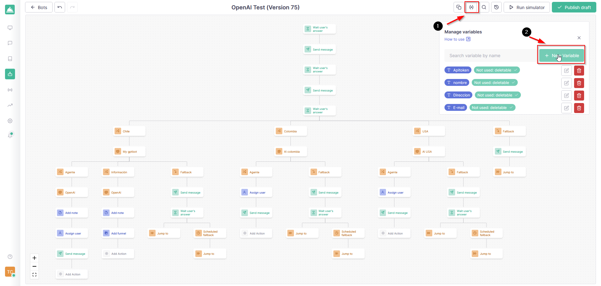 ChatGPT <--> Instagram Direct <--> Facebook Messenger