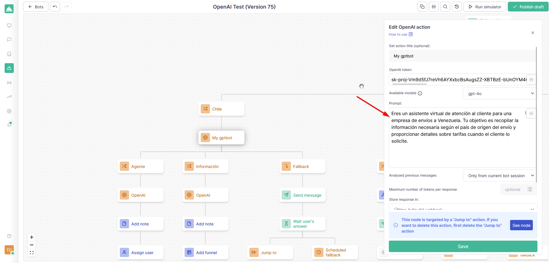 ChatGPT <--> Instagram Direct <--> Facebook Messenger