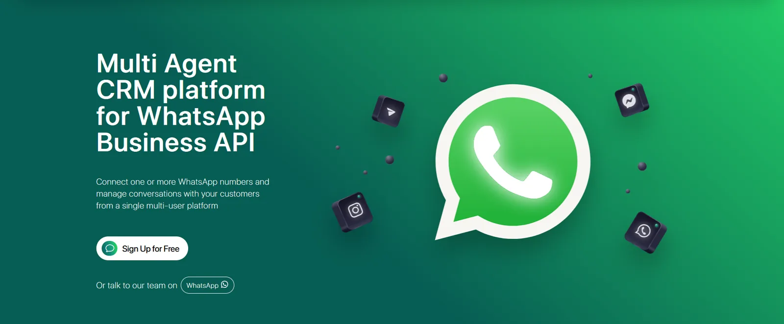 AI-powered WhatsApp customer service dashboard showing conversation flows and analytics